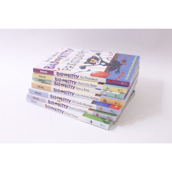 Nick Bruel, Bad Kitty, Book Lot, Square Fish, Comics, Softcover ~ 251107-WH 1395 - Picture 1 of 3